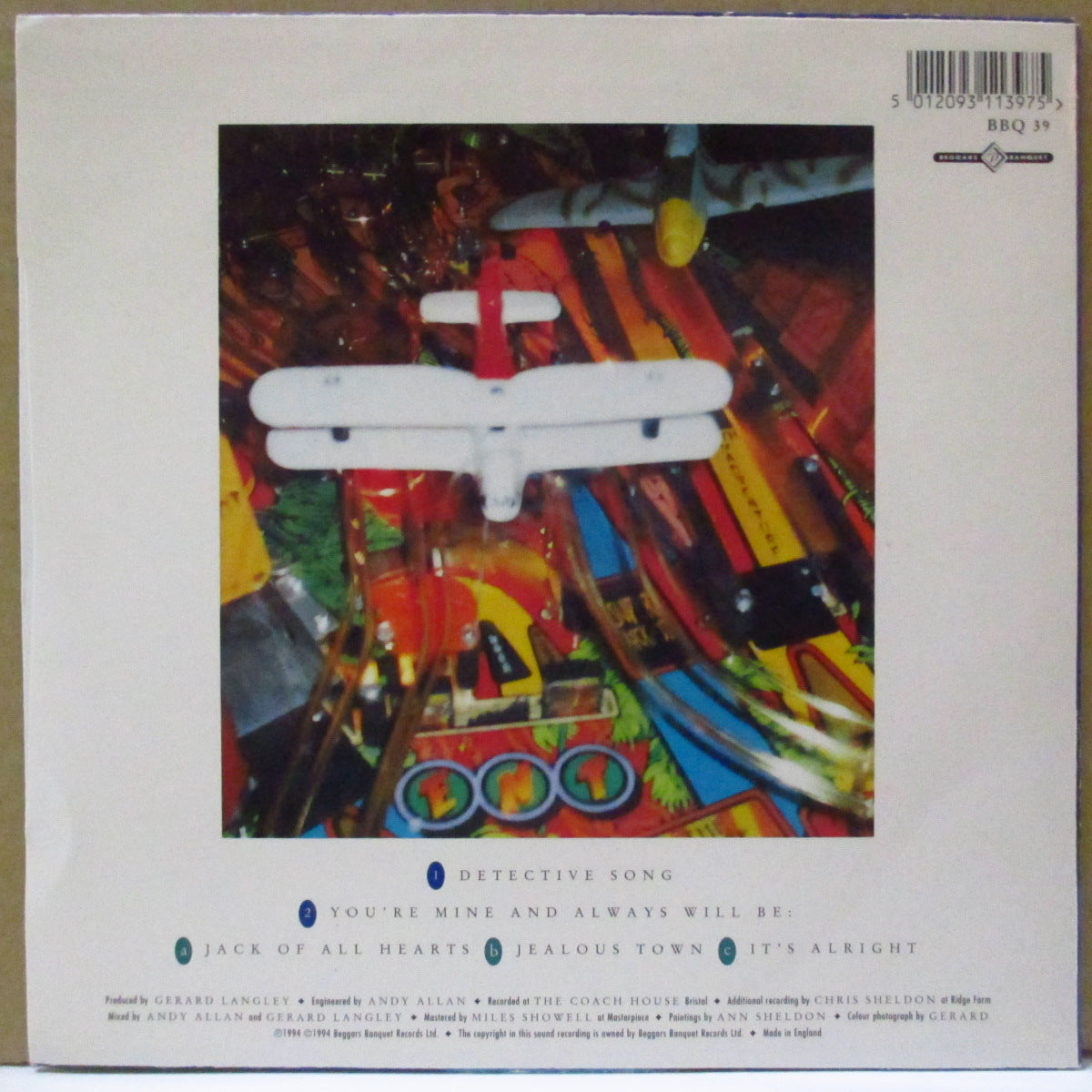 BLUE AEROPLANES, THE (ザ・ブルー・エアロプレインズ) - Detective Song (UK Orig.7")