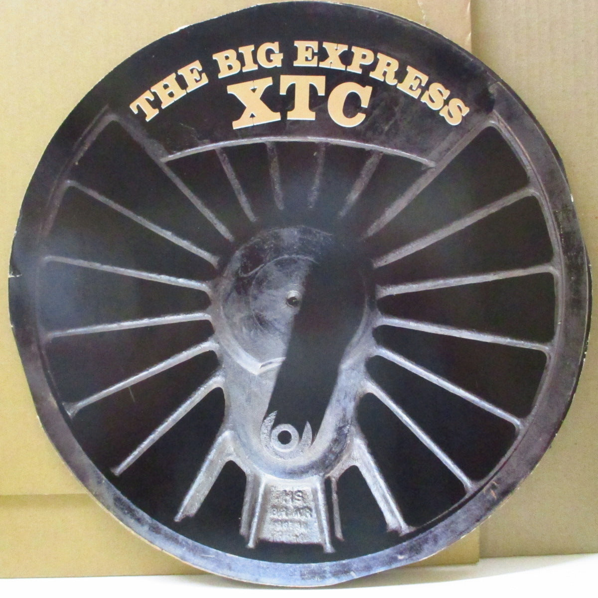 XTC (エックスティーシー) - The Big Express (UK オリジナル LP+円形インナー/車輪型円形光沢ジャケ)