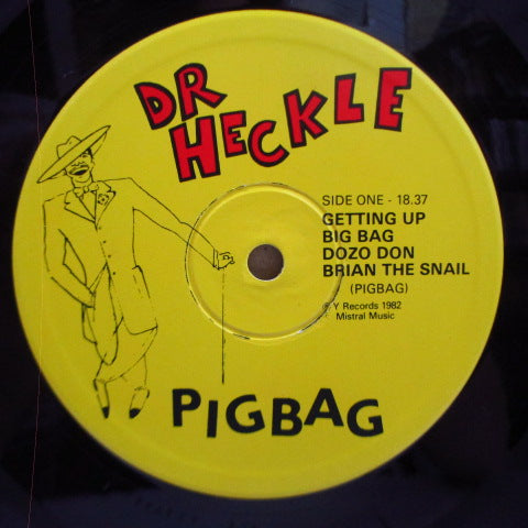 PIGBAG (ピッグバッグ) - Dr. Heckle And Mr. Jive (UK オリジナル LP+インナー) '82年1stアルバム