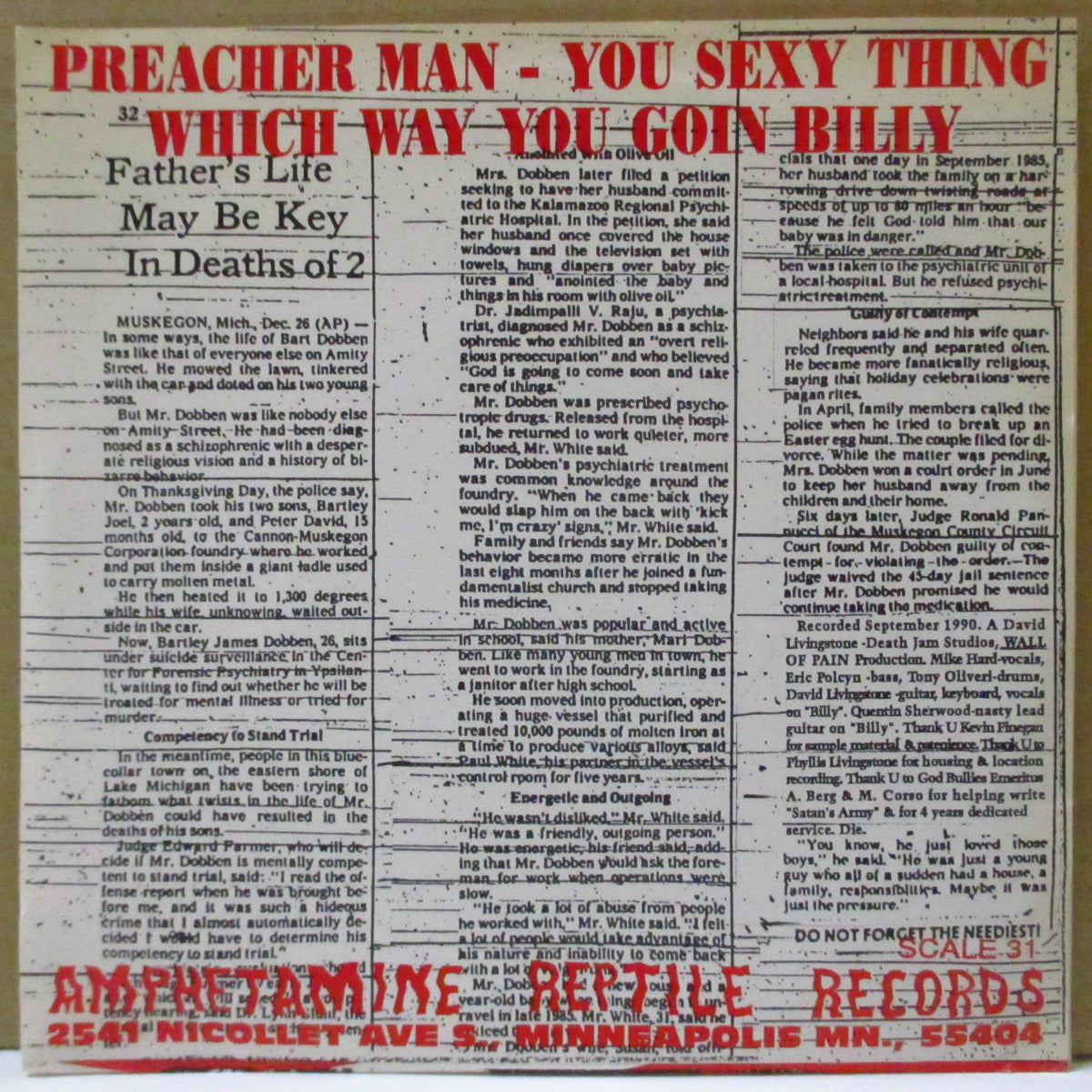 GOD BULLIES (ゴッド・ブリィズ) - Join Satan's Army +3 (US Orig.2x7")