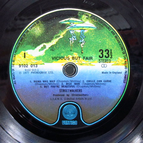 STREETWALKERS (ストリート・ウォーカーズ) - Vicious But Fair (UK Orig.)