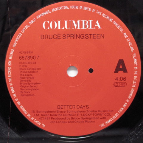 BRUCE SPRINGSTEEN-Better Days (Dutch Orig + PS)