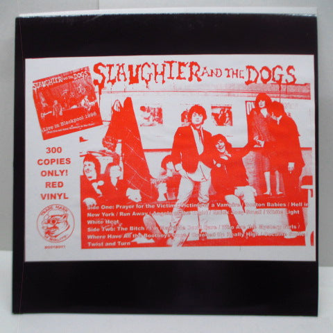 SLAUGHTER u0026 THE DOGS (スローター u0026 ザ・ドッグス) - Live In Blackpool 1996 (UK  Unofficial Red Vinyl LP)