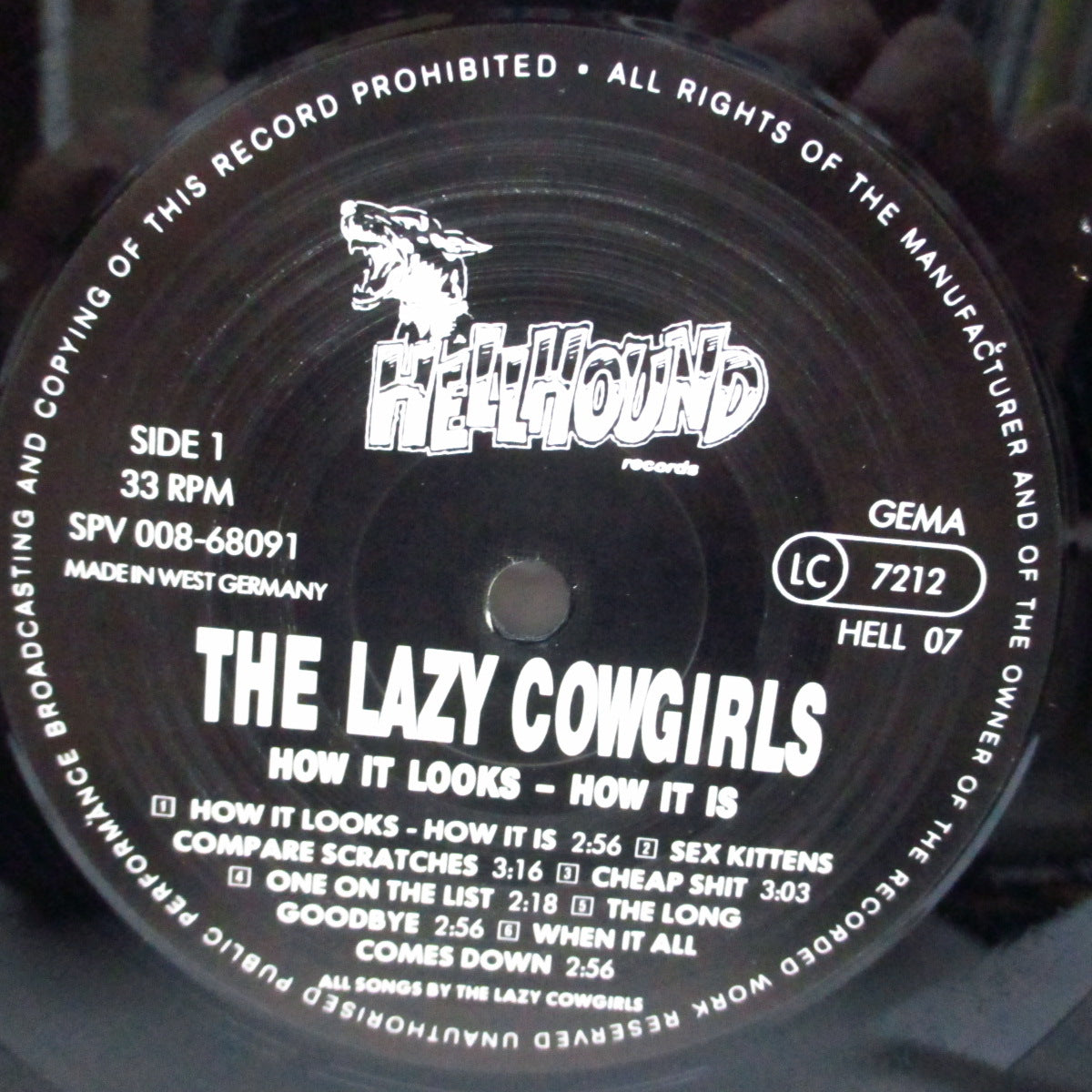 LAZY COWGIRLS, THE (ザ・レイジー・カウガールズ) - How It Looks - How It Is (German Orig.LP+Insert)