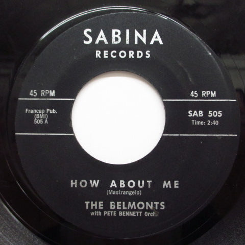 BELMONTS-Come On Little Angel (Orig.)