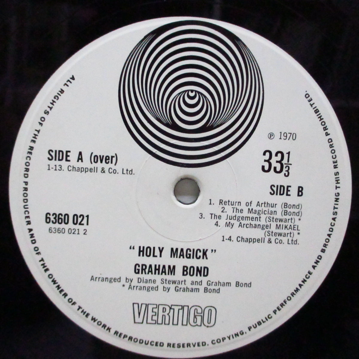 GRAHAM BOND (グラハム・モンド) - Holy Magick (UK Orig.LP/GS)