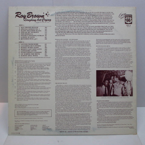ROY BROWN (ロイ・ブラウン) - Laughing But Crying (SWEDEN Orig.)