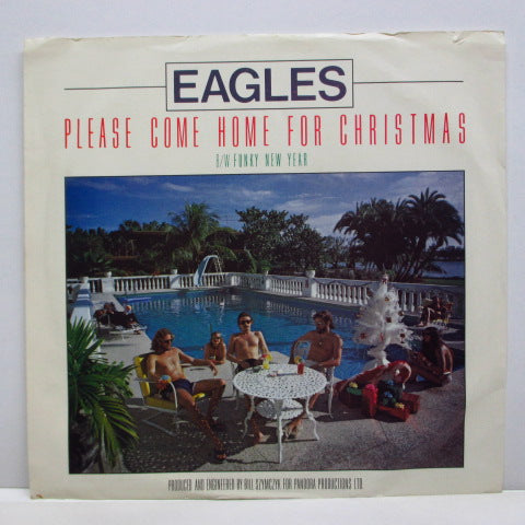EAGLES - Please Come Home For Christmas (US 80's Re 7"+PS)