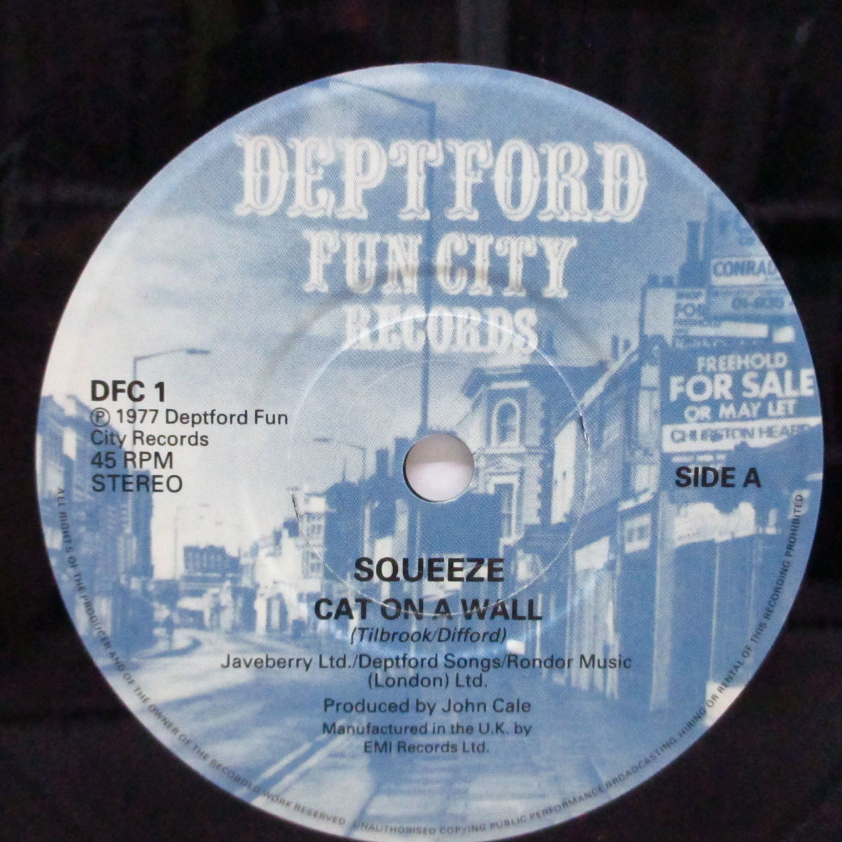 SQUEEZE (スクイーズ) - Packet Of Three (UK '79 再発 7"+ライブ写真「品番入り光沢」PS)