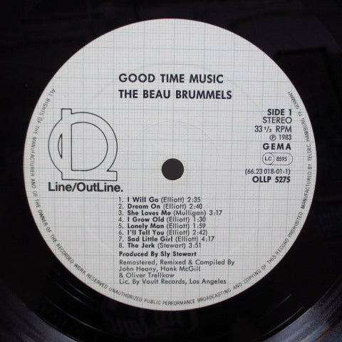 BEAU BRUMMELS - Good Time Music:Vol.3 (German Orig.Black Vinyl LP)