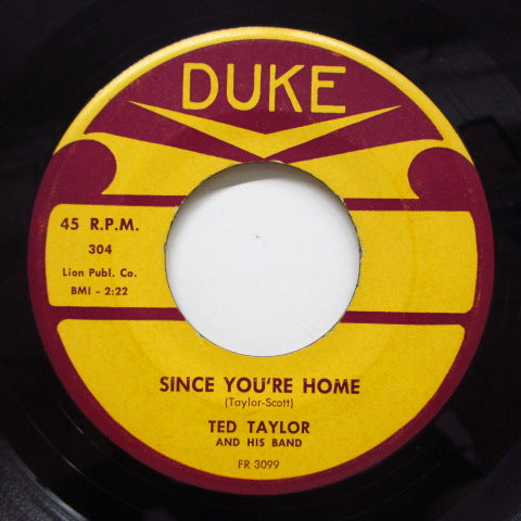 TED TAYLOR - Since You're Home (Orig)