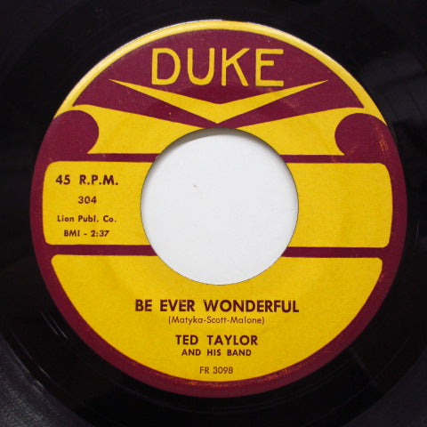 TED TAYLOR - Since You're Home (Orig)