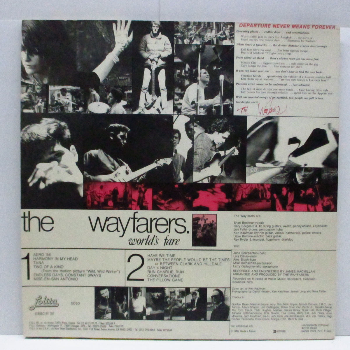 WAYFARERS, THE (ザ・ウェイフェアラーズ) - World's Fare (France Orig.LP+Inner)