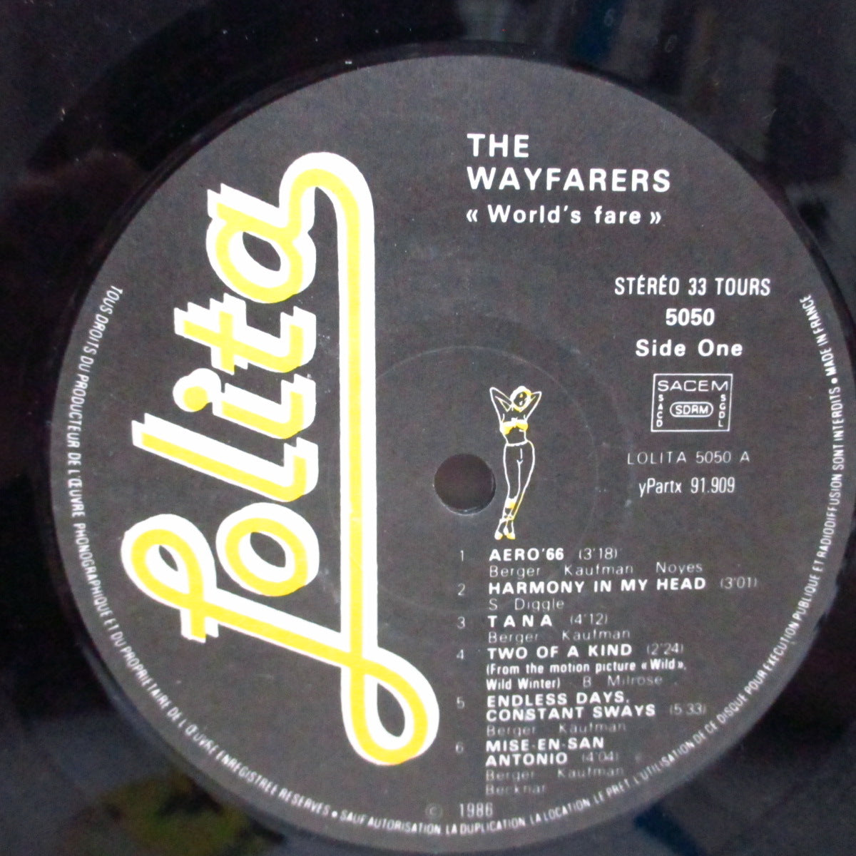 WAYFARERS, THE (ザ・ウェイフェアラーズ) - World's Fare (France Orig.LP+Inner)