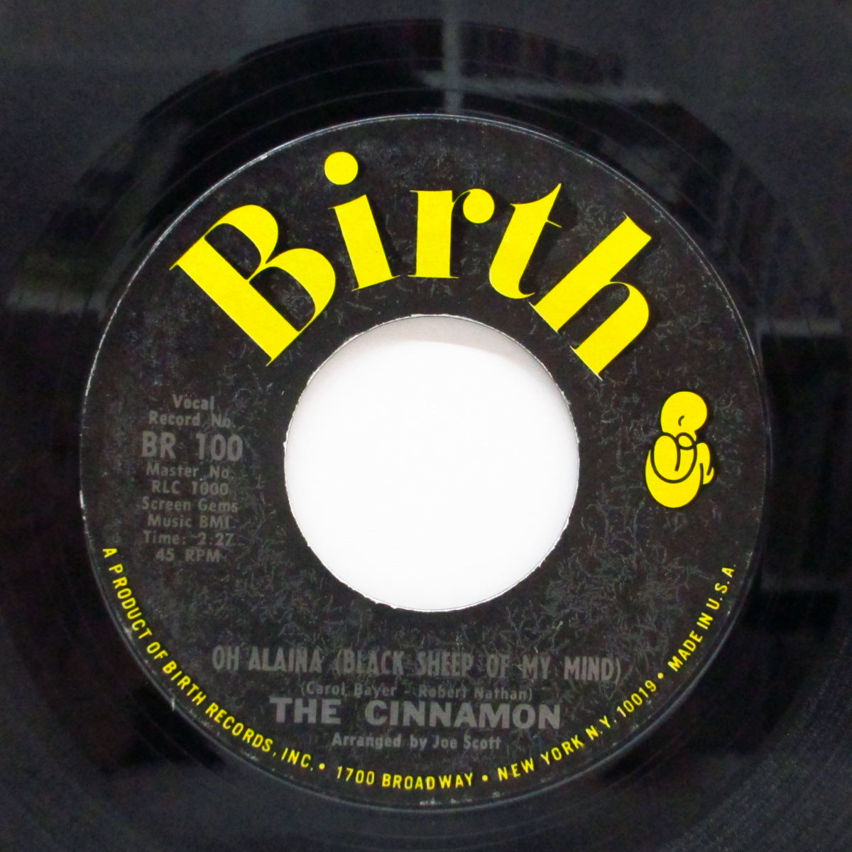 CINNAMON (シナモン) - Oh Elaina (Black Sheep Of My Mind) (US Orig.7")