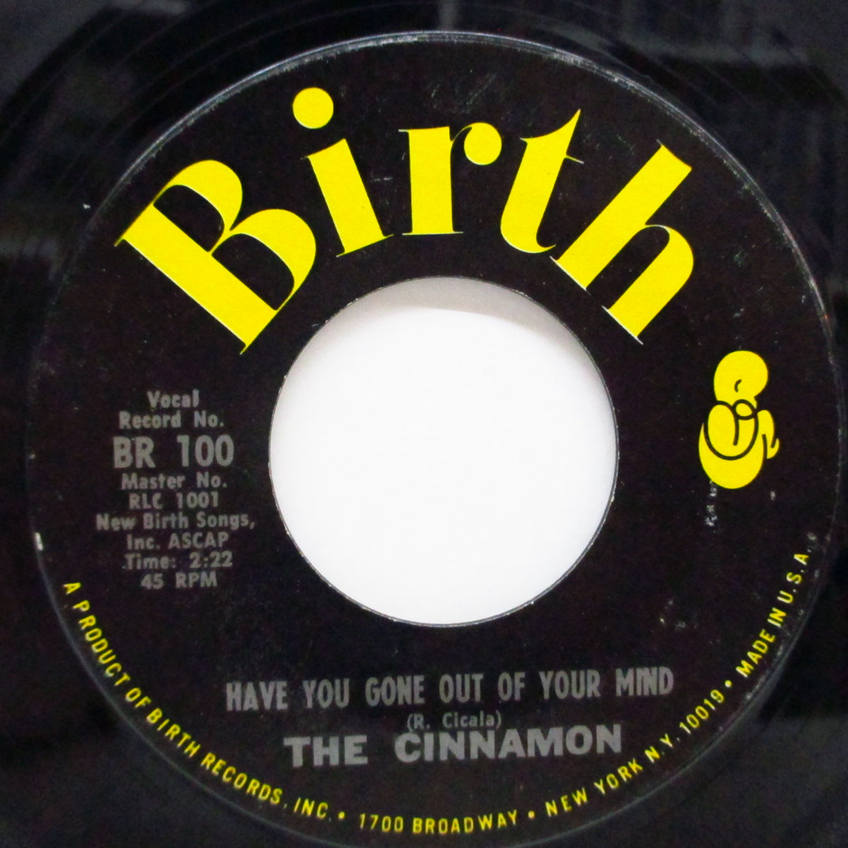 CINNAMON (シナモン) - Oh Elaina (Black Sheep Of My Mind) (US Orig.7")