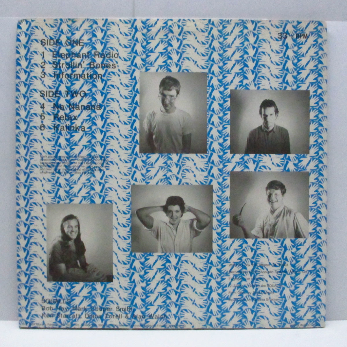 SQUALLS (スコールズ) - S.T. (US Orig.LP)