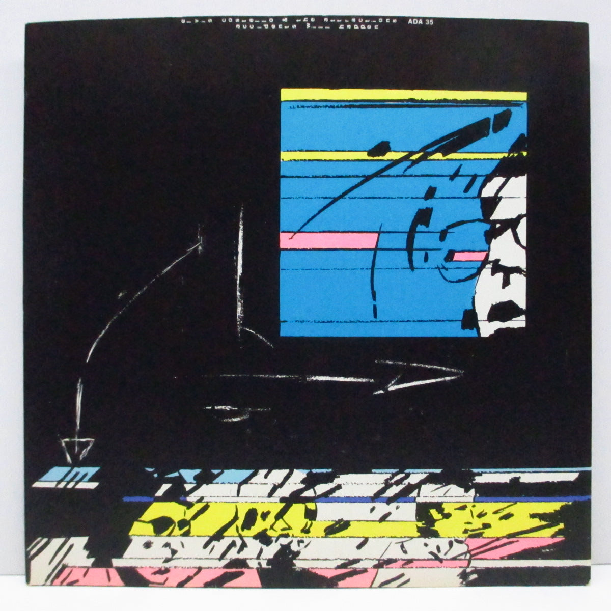 ELVIS COSTELLO & The Attractions (エルヴィス・コステロ & ジ・アトラクションズ) - Accidents Will Happen (UK オリジナル「フラットセンター」7"+光沢固紙「イラスト」ジャケ)