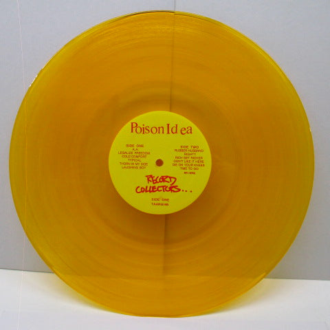 POISON IDEA (ポイズン・アイデア) - Record Collectors Are Pretentious Asshole E.P. (US Ltd.Re Yellow Vinyl LP)