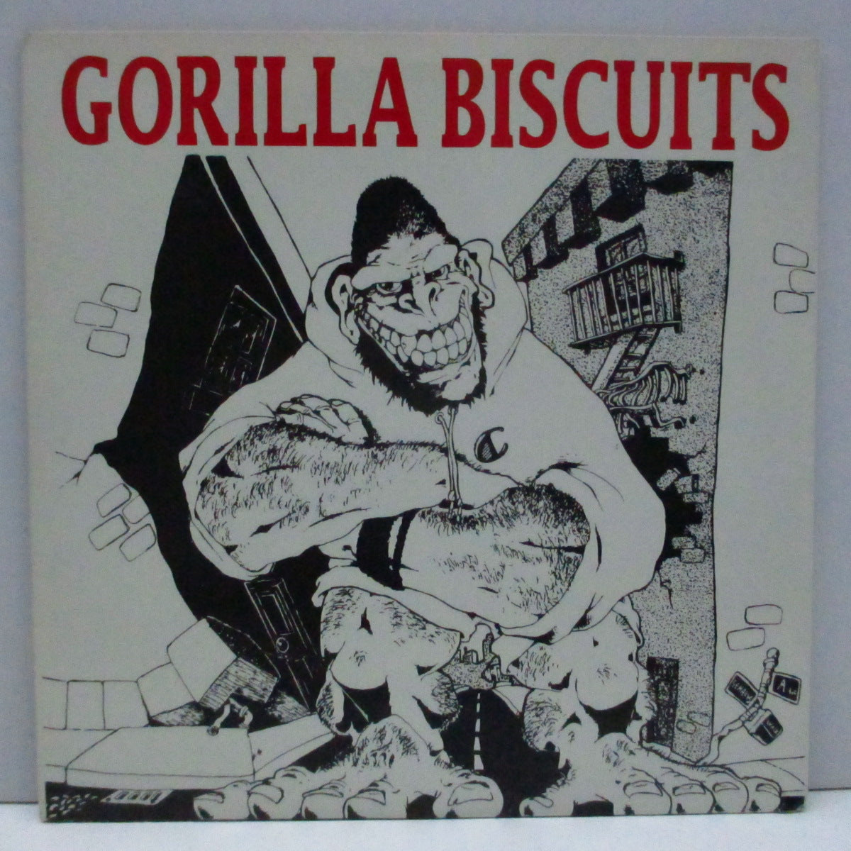 GORILLA BISCUITS (ゴリラ・ビスケッツ) - S.T. (US '92 Reissue Black Vinyl 7"+Red Logo CVR)