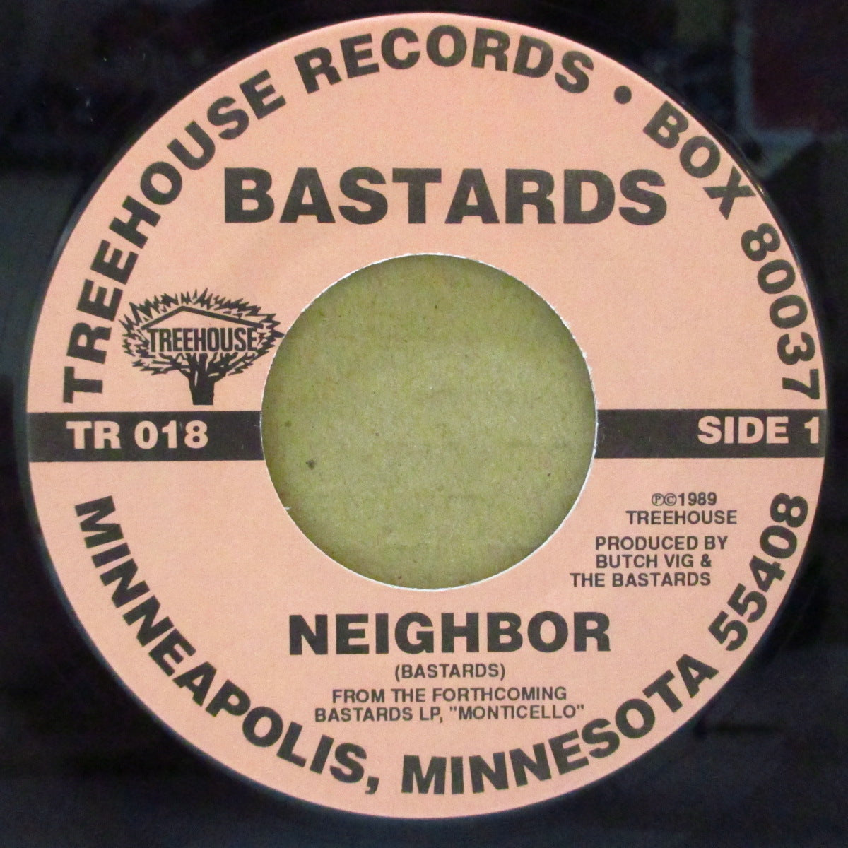 BASTARDS (バスターズ) - Neighbor (US Orig.Pink Lbl. 7"/Yellow PS)