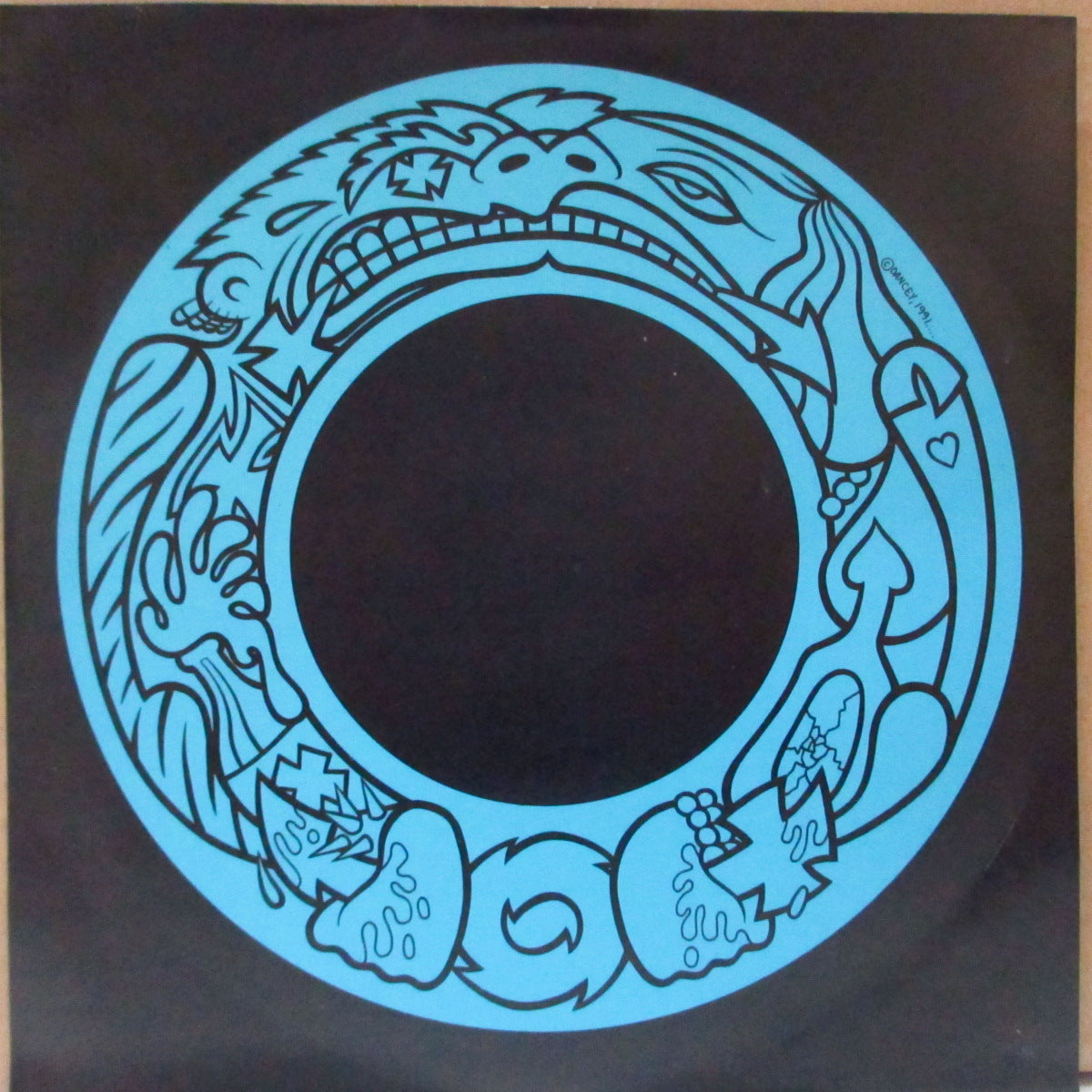 BIG CHIEF (ビッグ・チーフ) - Strange Notes (US Limited 1-Sided Etched Blue Marble Vinyl 7"/廃盤 NEW)