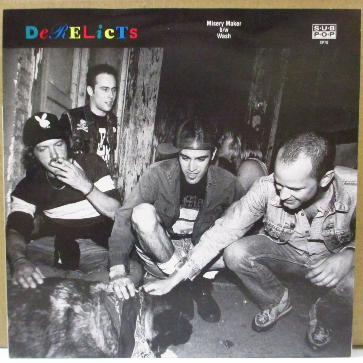 DERELICTS (デアリクツ) - Misery Maker (US Limited Blue Marble Vinyl 7"+Insert/廃盤 NEW)