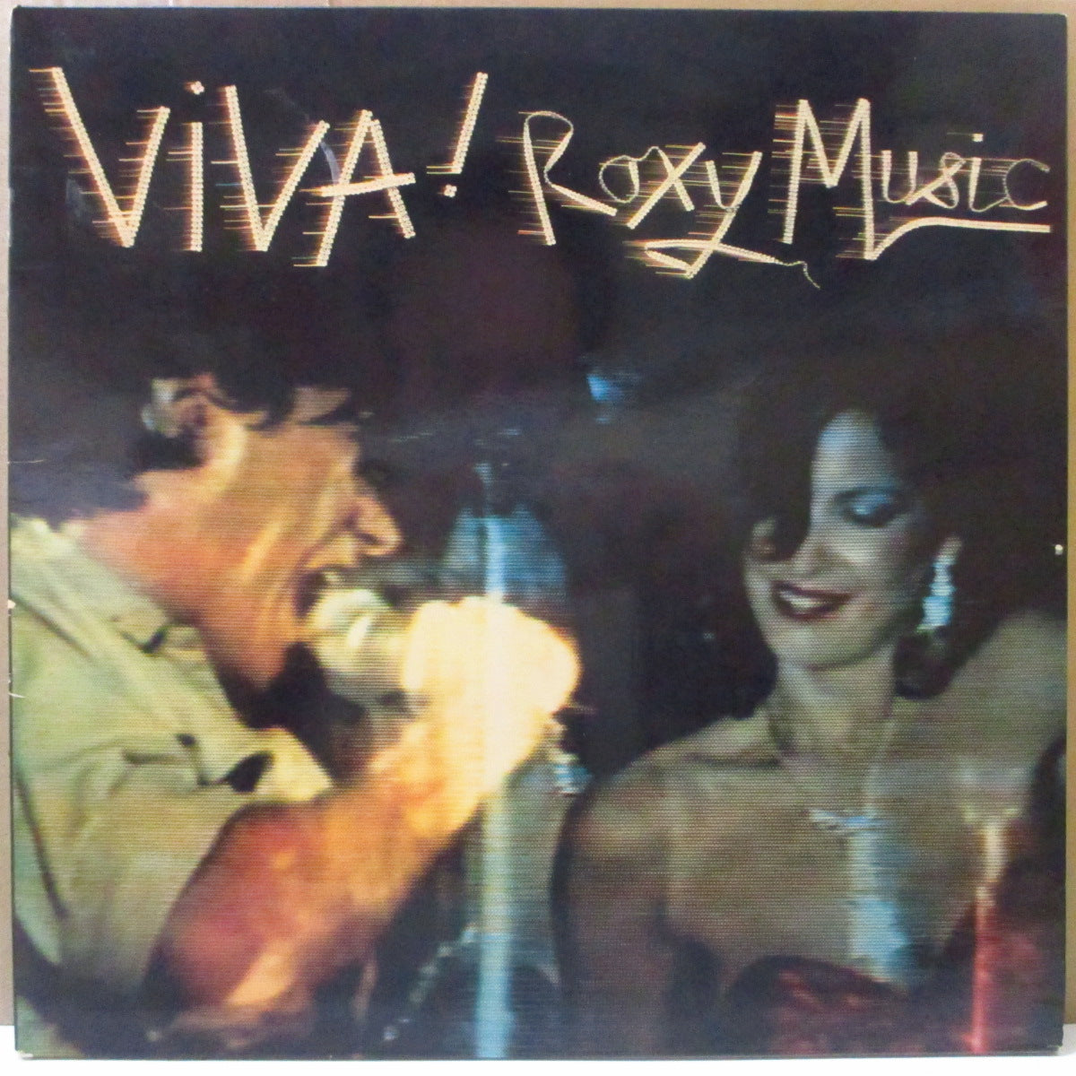 ROXY MUSIC (ロキシー・ミュージック) - Viva! Roxy Music /The Live Roxy Music (UK オリジナル LP+ブラックインナー/コーティング見開きジャケ)