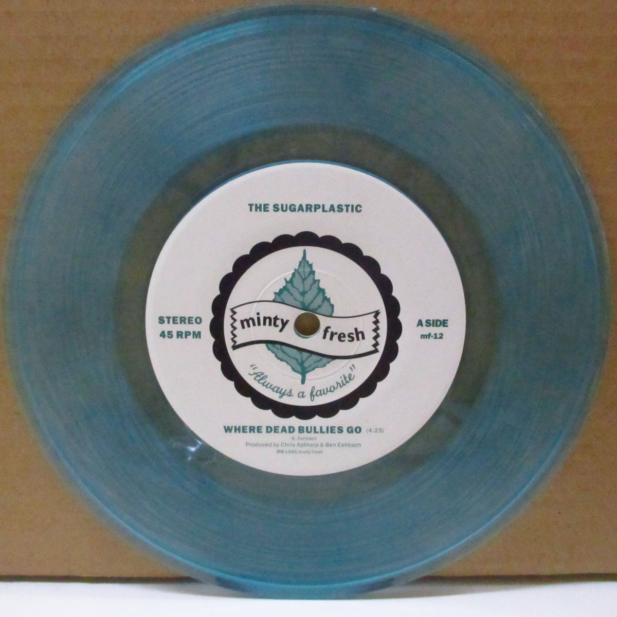SUGARPLASTIC, THE (ザ・シュガープラスティックス) - Where Dead Bullies Go (US Orig.Clear Blue Vinyl 7")