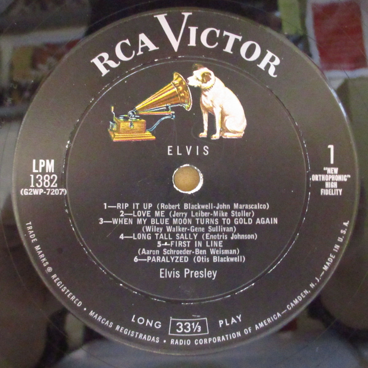 ELVIS PRESLEY (エルヴィス・プレスリー) - Elvis (2nd Album) (US Orig.Mono LP/No Ad.CVR)