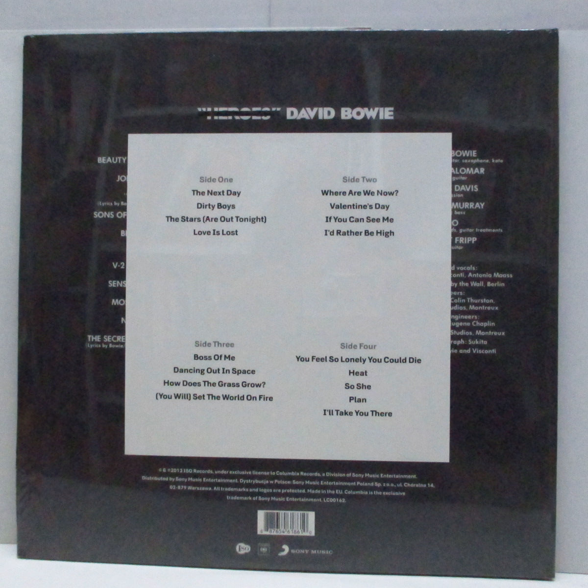 DAVID BOWIE (デヴィッド・ボウイ) - The Next Day (EU Orig.Ltd.180g 2xLP/Stickered GS-NEW)