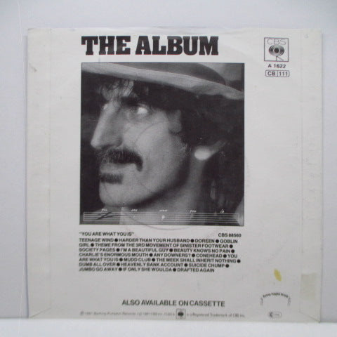 FRANK ZAPPA (フランク・ザッパ) - You Are What You Is (UK Orig.7"+PS)