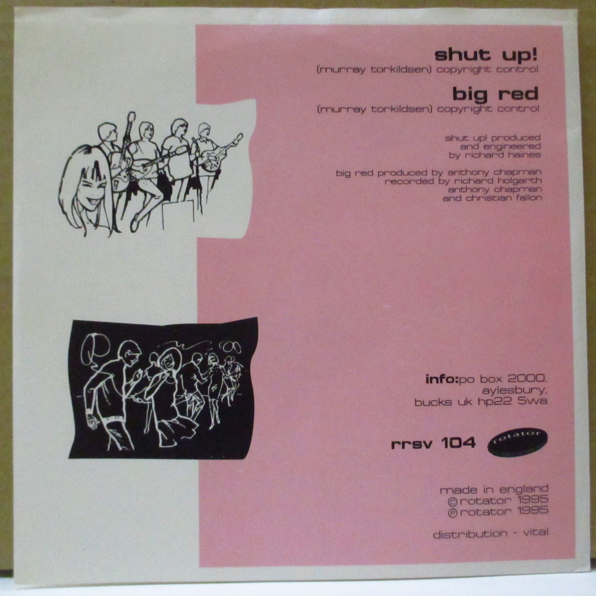 SWEENEY, THE (ザ・スウィーニー) - Shut Up! (UK Orig.7")