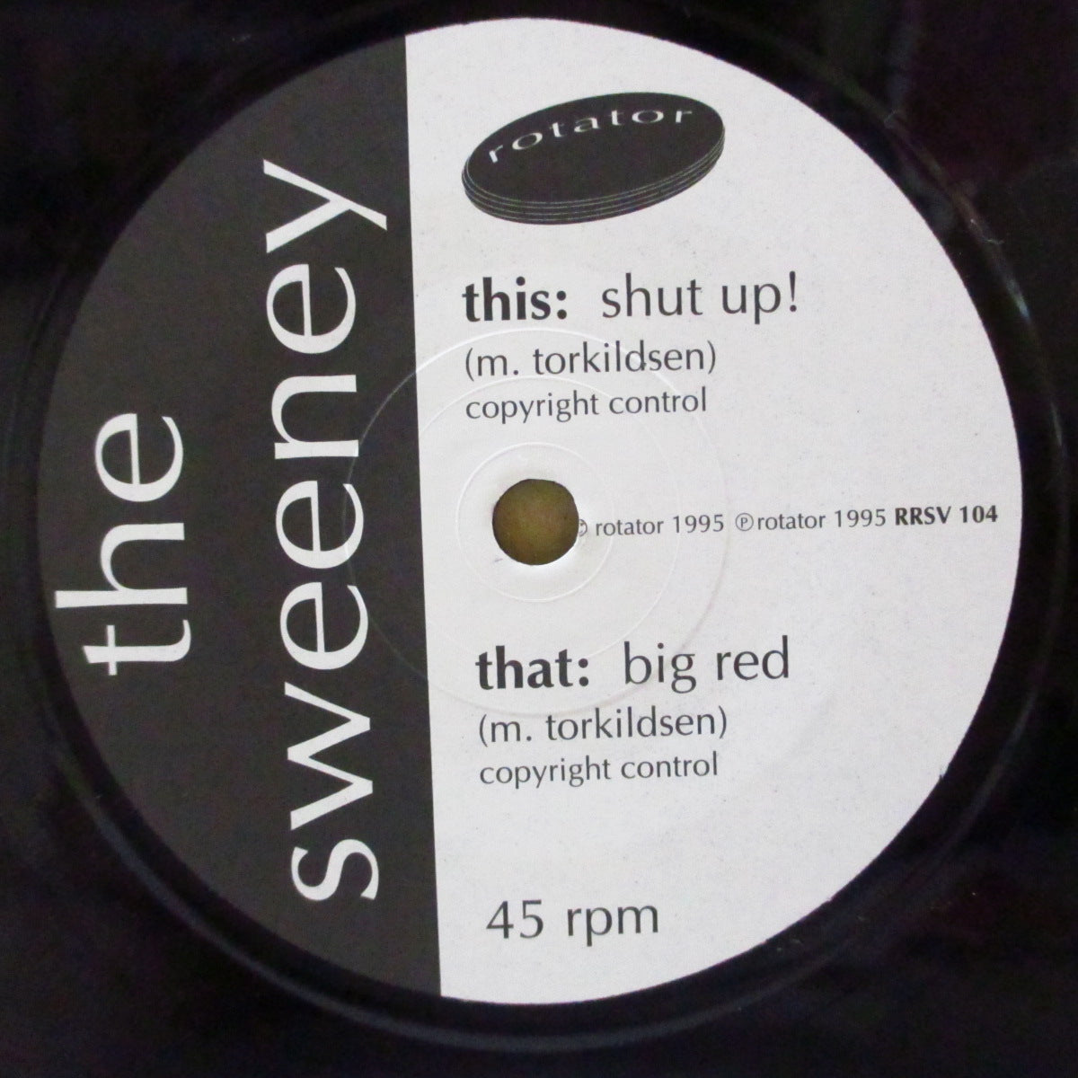 SWEENEY, THE (ザ・スウィーニー) - Shut Up! (UK Orig.7")