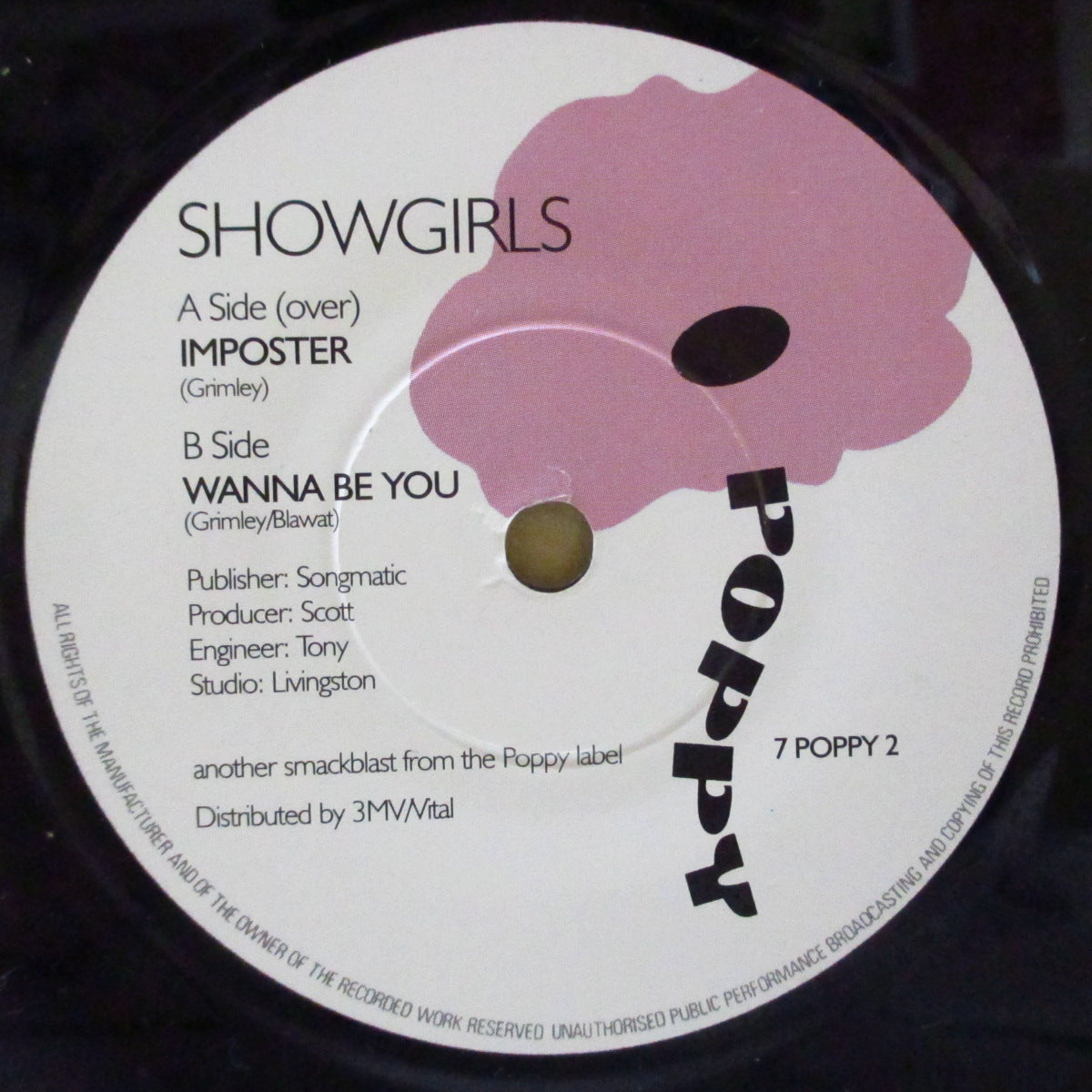 SHOWGIRLS (ショーガールズ) - Imposter (UK Orig.7"/Die-Cut PS)