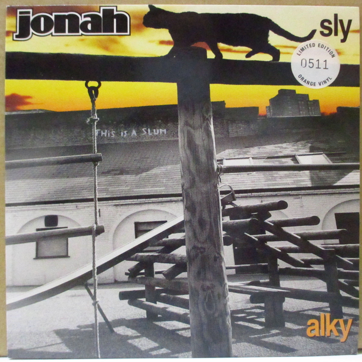 JONAH (ジョナ) - Sly (UK Limited Orange Vinyl 7"/Numbered Stickered PS)