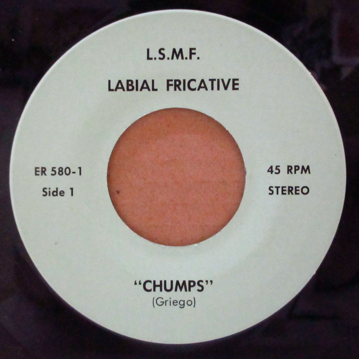 LABIAL FRICATIVE (レイビアル・フリカティヴ) - Chumps (US Orig.7"+PS)