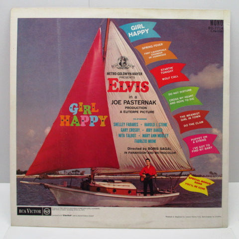 ELVIS PRESLEY (エルヴィス・プレスリー) - Girl Happy (UK Orig/MONO)