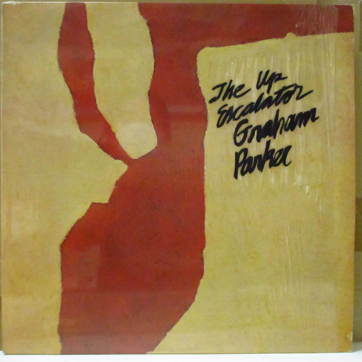 GRAHAM PARKER (グレアム・パーカー) - The Up Escalator (UK オリジナル LP+光沢ソフト紙インナー/レアステッカー付きジャケ)