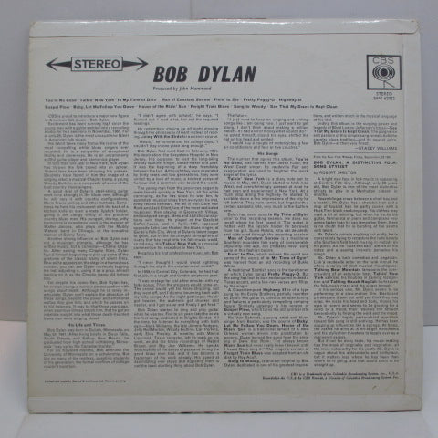 BOB DYLAN (ボブ・ディラン) - Bob Dylan (1st) (UK Orig.Stereo LP/CFS)
