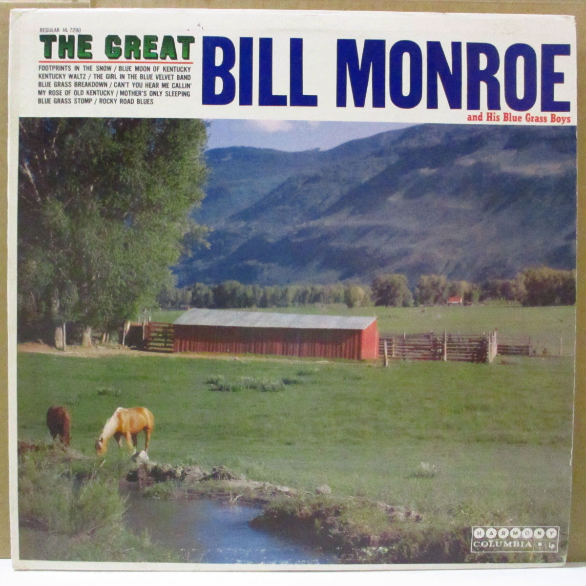 BILL MONROE & HIS BLUEGRASS BOYS (ビル・モンロー) - The Great (US Orig.Mono LP)