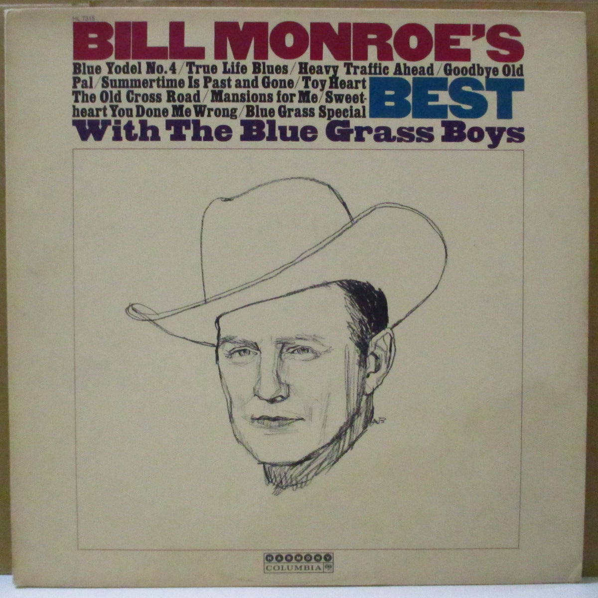 BILL MONROE & HIS BLUEGRASS BOYS (ビル・モンロー) - Bill Monroe's Best (US 70's Reissue LP)