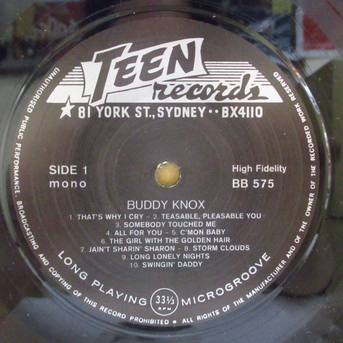 BUDDY KNOX (バディ・ノックス) - Buddy Knox (Best) (EU 90's Limited LP)