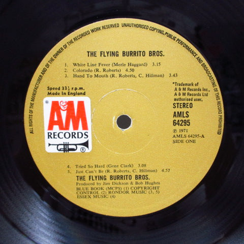 FLYING BURRITO BROTHERS (フライング・ブリトー・ブラザーズ) - The Flying Burrito Bros (UK Orig.LP/CS)