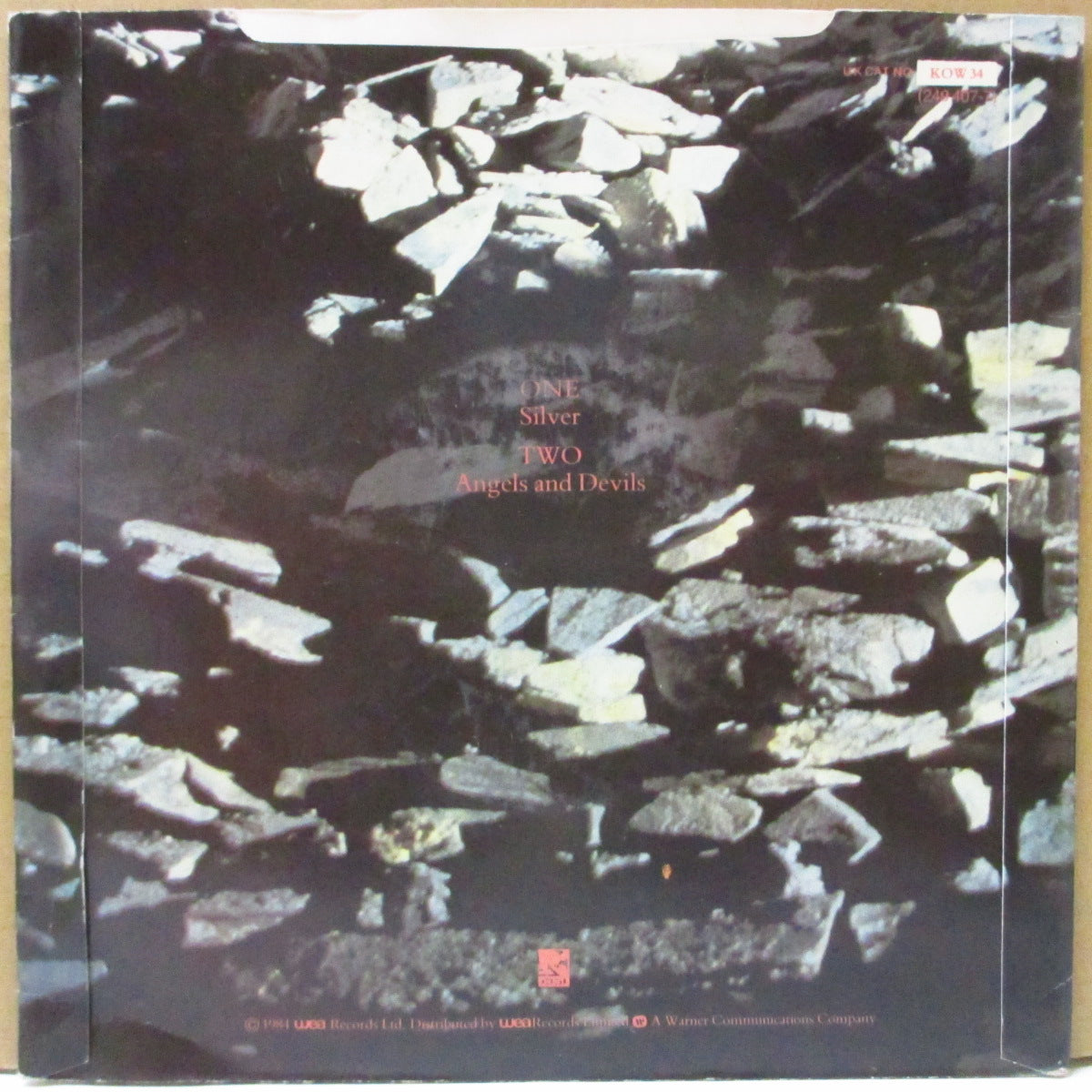 ECHO & THE BUNNYMEN (エコー&ザ・バニーメン) - Silver (UK オリジナル 7"+PS)