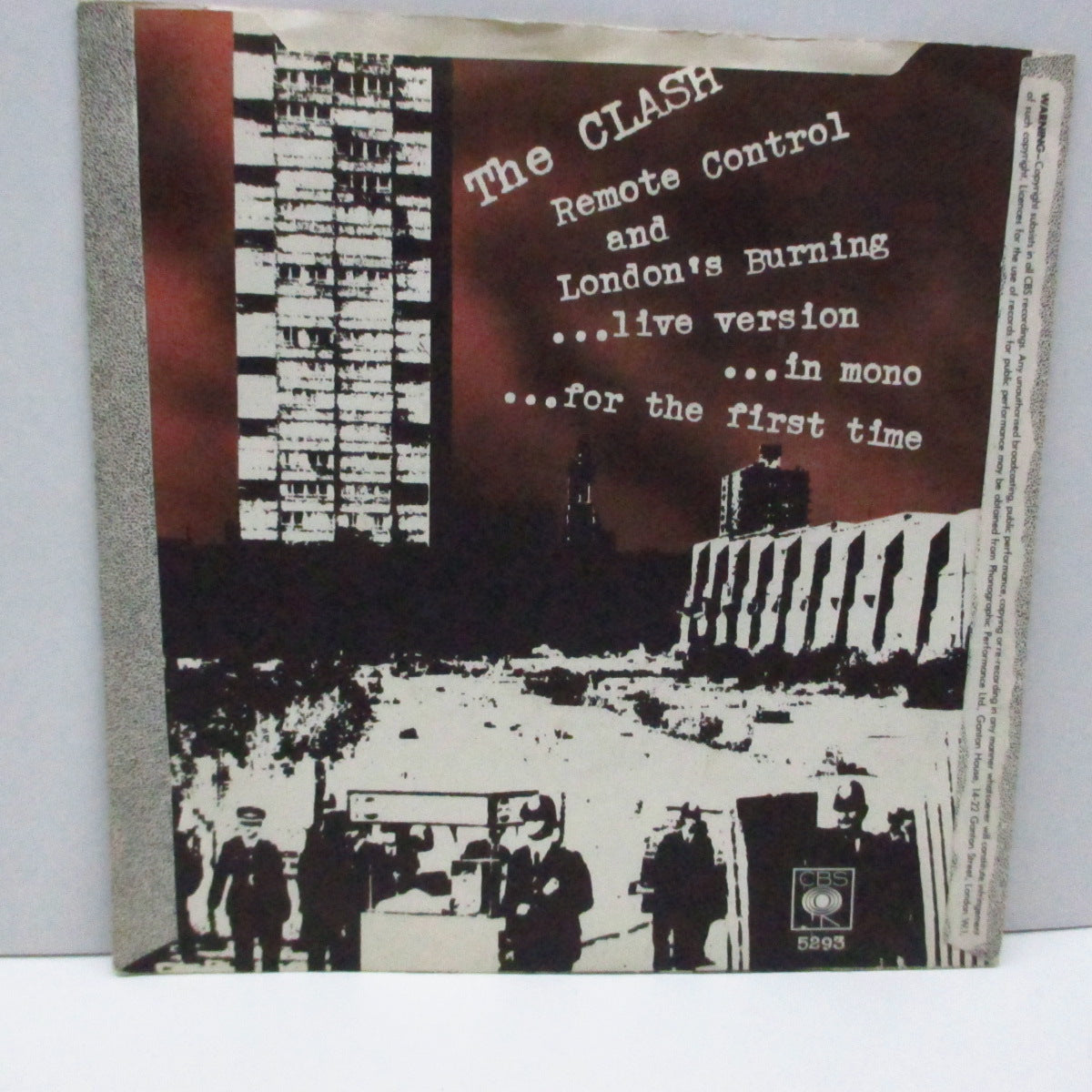 CLASH, THE (ザ・クラッシュ) - Remote Control (UK Orig.7"/S CBS 5293)