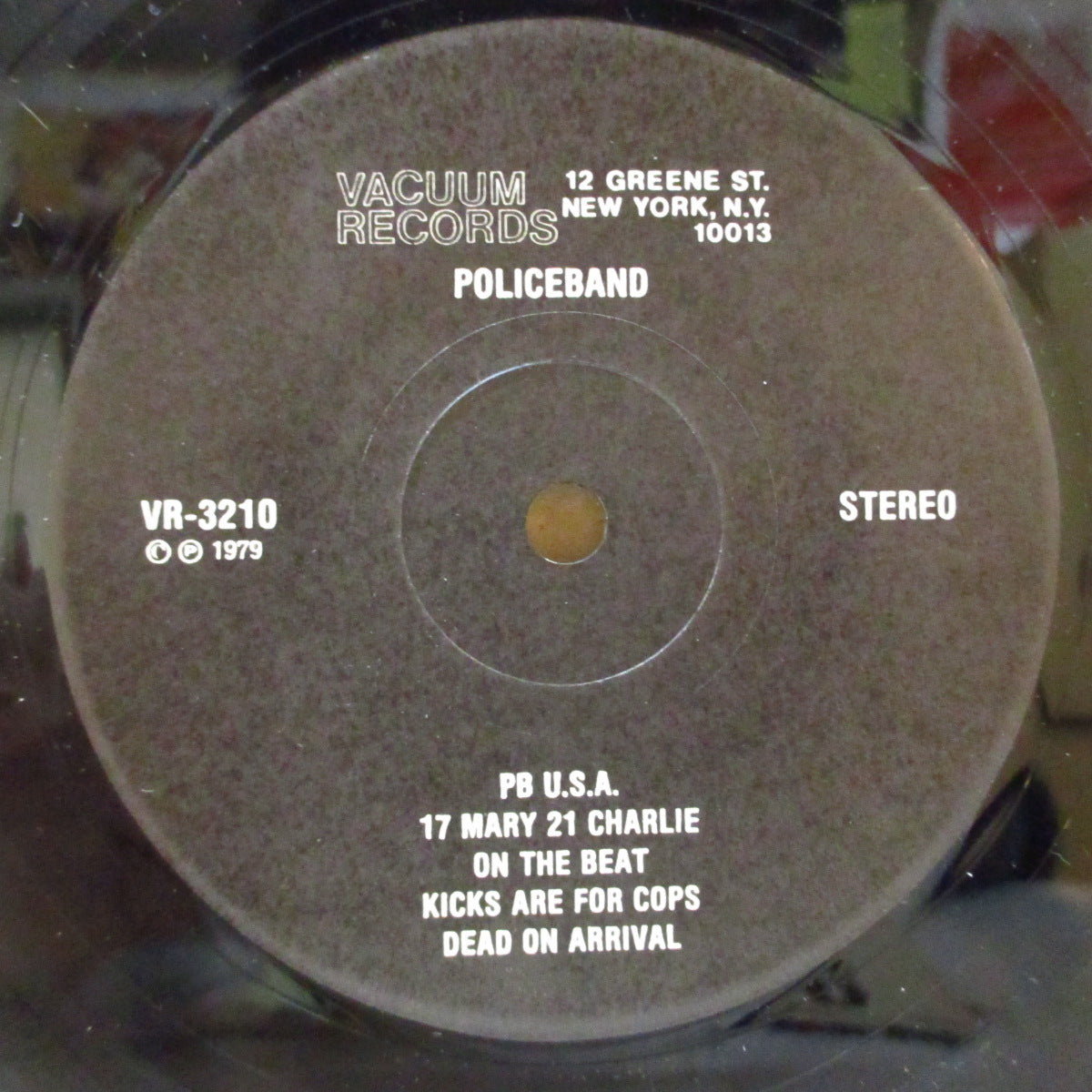 POLICEBAND (ポリスバンド) - Stereo / Mono (US Orig.7")