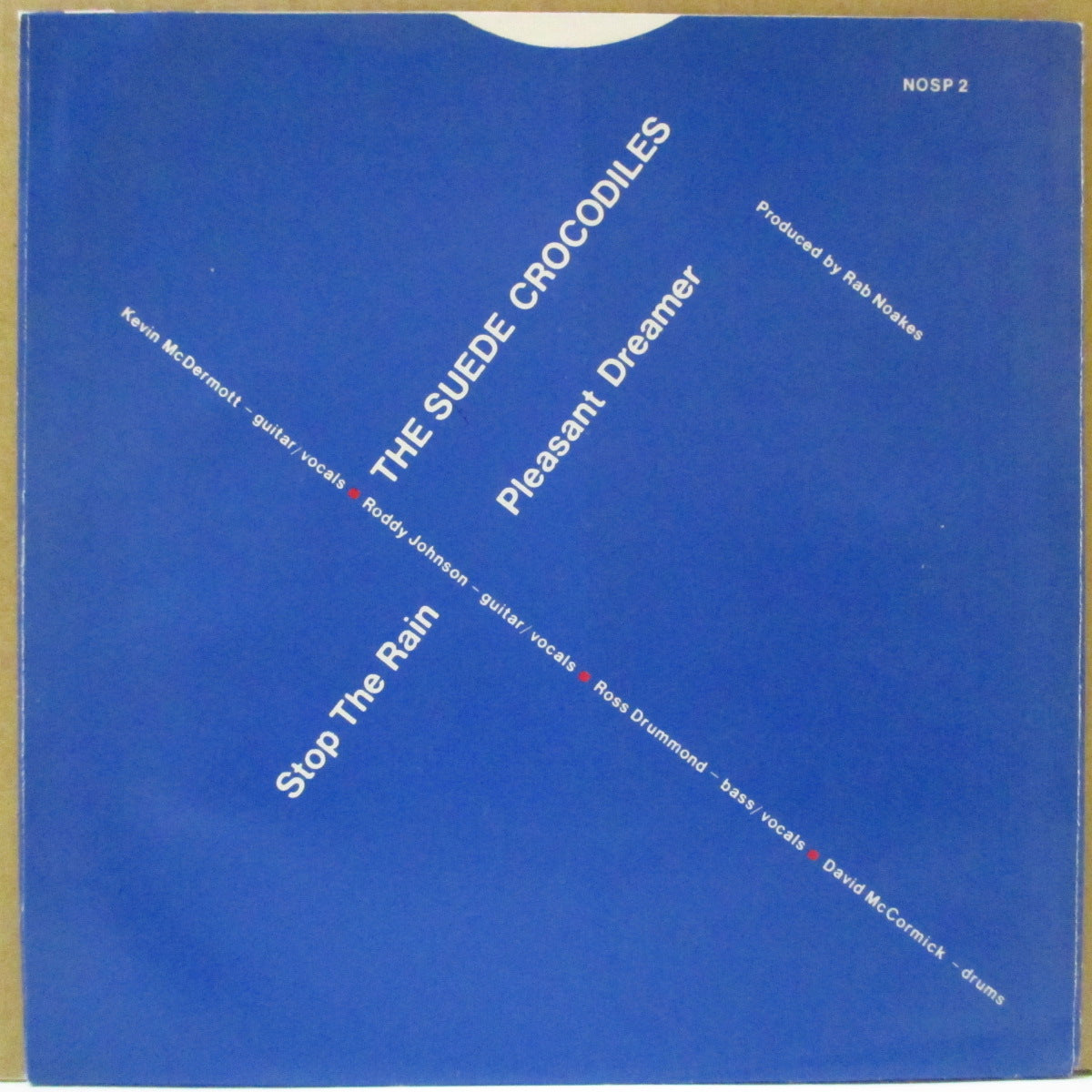 SUEDE CROCODILES, THE (ザ・スウェード・クロコダイルズ) - Stop The Rain (UK Orig.7")