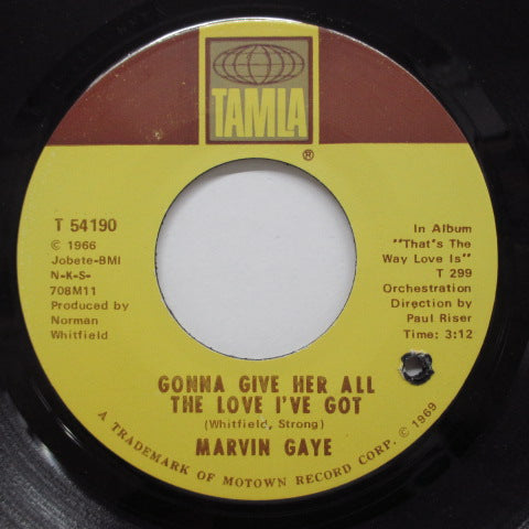 MARVIN GAYE - How Can I Forget You (Orig/茶色印刷)