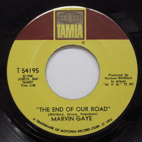 MARVIN GAYE - The End Of Our Road (US Orig/黒色印刷)